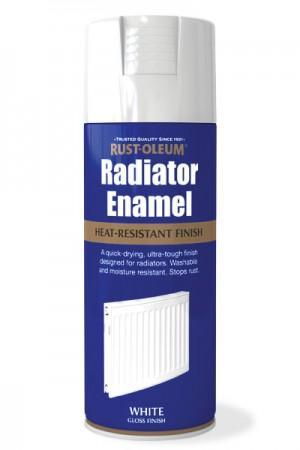 Rust oleum radiatorlak zijdeglans, 400 ml, wit, spuitbus, Doe-het-zelf en Verbouw, Verf, Beits en Lak, Nieuw, Verzenden