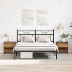 vidaXL Nachtkastje 2 pcs Oud hout 45 x 34 x 44.5 cm Bewerkt, Huis en Inrichting, Minder dan 45 cm, Verzenden, Nieuw, Minder dan 55 cm