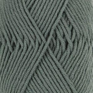DROPS Merino Extra Fine Uni Colour - 37 donkergrijs/groen, Hobby en Vrije tijd, Breien en Haken, Ophalen of Verzenden