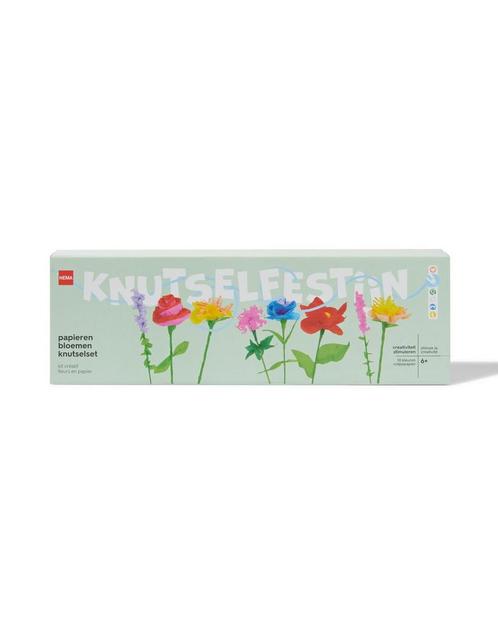 HEMA Papieren bloemen knutselset, Hobby en Vrije tijd, Knutselen, Nieuw, Verzenden