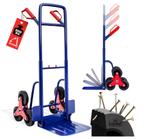 Trappen Steekwagen Blauw Rood Staal 65x47x115cm 200kg, Verzenden, Nieuw