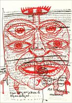 Robert Combas (1957) - Portrait Feu, Antiek en Kunst