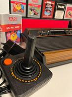 Atari - 2600 •Woody• including 2 Joysticks and 5 games, Nieuw