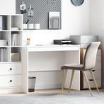 vidaXL Bureau Wit 100x50x76 cm Geengineerd Hout, Verzenden, Nieuw