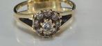 Ring - 14 karaat Geel goud - 1.31ct. tw. Wit Diamant, Sieraden, Tassen en Uiterlijk, Ringen, Nieuw