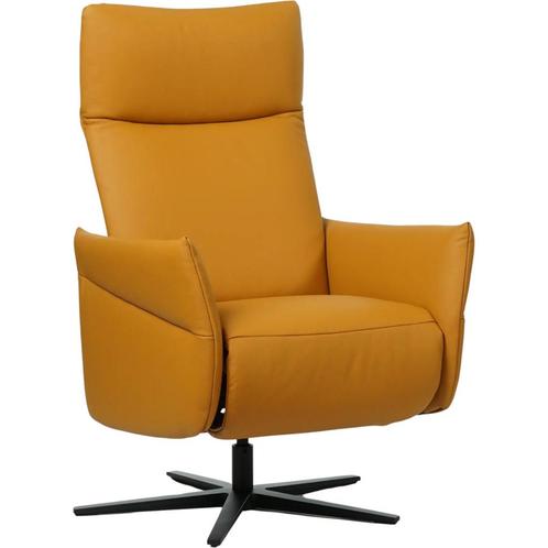 Leren Relaxfauteuil Ease - Medium - Toledo Leer Leem - Ster, Huis en Inrichting, Fauteuils, 50 tot 75 cm, 75 tot 100 cm, Nieuw