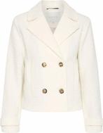 Kaffe KAanne Jacket Dames Jas - Maat 42 Wit (Jassen), Verzenden, Nieuw, Wit