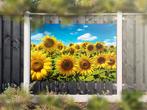 NR 1316: Tuinposter zonnebloemenveld 120x180cm, Nieuw