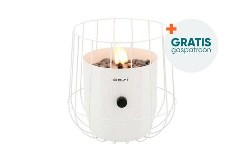 Cosiscoop Basket - Wit - Gaslantaarn, Tuin en Terras, Tuinmeubel-accessoires, Nieuw, Verzenden