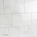Glans wit marmer carrara look keramische wandtegels 25x40 cm, Doe-het-zelf en Verbouw, Tegels, Verzenden, Nieuw