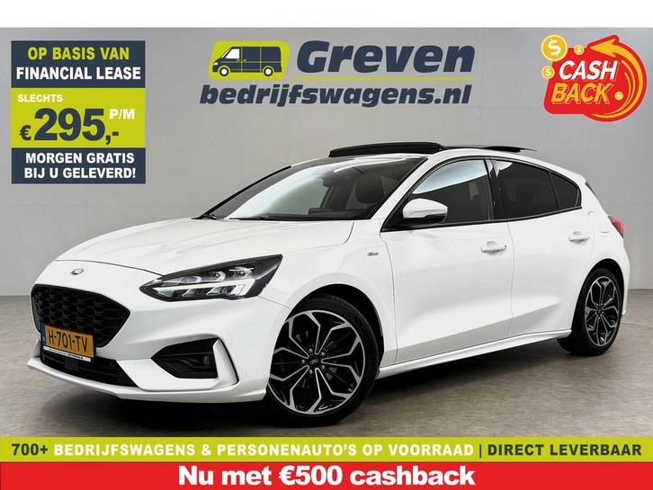 Ford Focus 1.0 ST Line | Pano | B&amp;O | LED | Carplay |, Auto's, Ford, Te koop, Handgeschakeld, Financial lease, Benzine, Wit