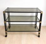 Trolley - Messing, Glas - Italiaans ontwerp