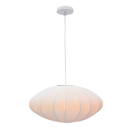 Landelijke hanglamp wit, Jada, Huis en Inrichting, Lampen | Hanglampen, Nieuw, Stof, 75 cm of meer, Ophalen of Verzenden