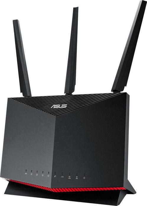 ASUS RT-AX86S - Gaming Router - AiMesh - WiFi 6 - AX - Zwart, Computers en Software, Netwerk switches, Verzenden