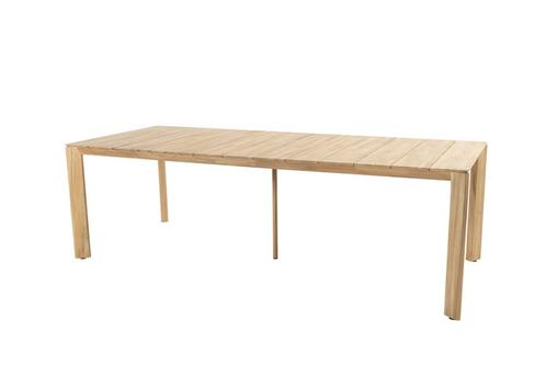 4 Seasons Outdoor Lucas teak tuintafel met blad 240 x 100 cm, Tuin en Terras, Tuinsets en Loungesets, Ophalen of Verzenden