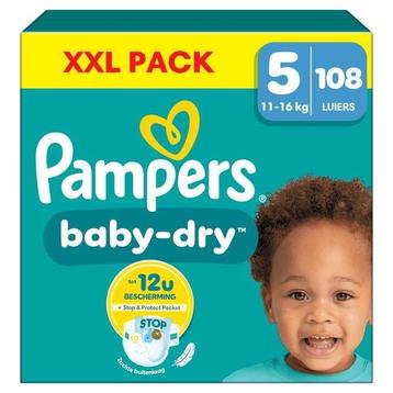 Pampers Baby-Dry - Maat 5 - 108 stuks beschikbaar voor biedingen