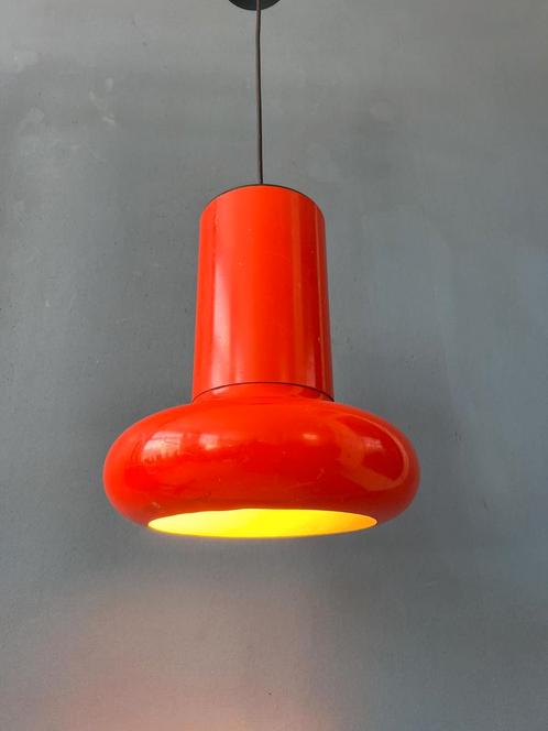 Vintage Red Space Age Cone Pendant Lamp, Huis en Inrichting, Lampen | Hanglampen, Nieuw, Ophalen of Verzenden