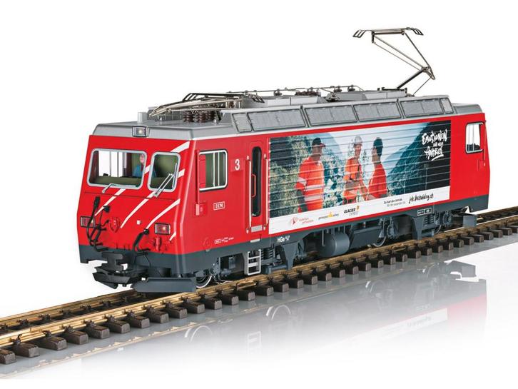LGB 23105 Elektrische locomotief nr. 3 ‚DOM‘ (HGe 4/4 II, Hobby en Vrije tijd, Modeltreinen | Overige schalen, Locomotief, Nieuw