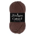 Scheepjes Cotton 8 50g - 657 Bruin, Verzenden, Nieuw