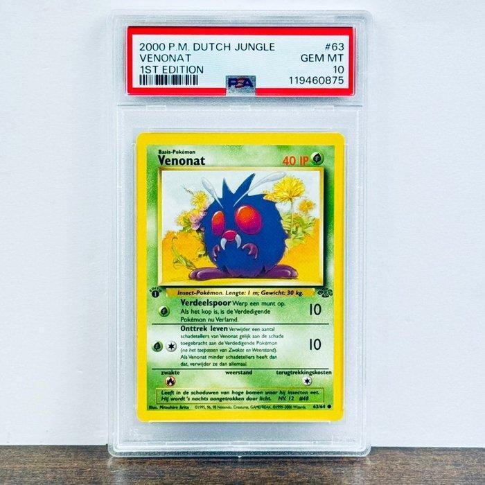 Pokémon Graded card - 1st Edition Jungle - Venonat 63 -, Hobby en Vrije tijd, Verzamelkaartspellen | Pokémon