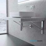 Wandsteunen, voor uw waskom: matzwart, chroom, rvs,45 -50 cm, Doe-het-zelf en Verbouw, Sanitair, Ophalen of Verzenden, Nieuw, Rvs