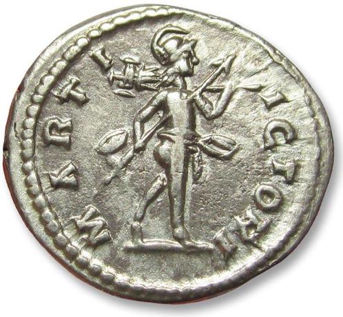 Romeinse Rijk. Geta as Caesar. Denarius Laodicea ad Mare, Postzegels en Munten, Munten | Europa | Niet-Euromunten