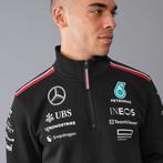 Mercedes Official MAPF1 RP Mens 1/4 ZIP Black XXL 2024 -, Nieuw