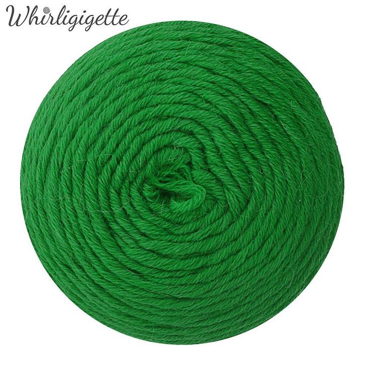 Scheepjes Whirligigette - 256 green - Uni-kleur Wol Cake, Hobby en Vrije tijd, Breien en Haken, Ophalen of Verzenden