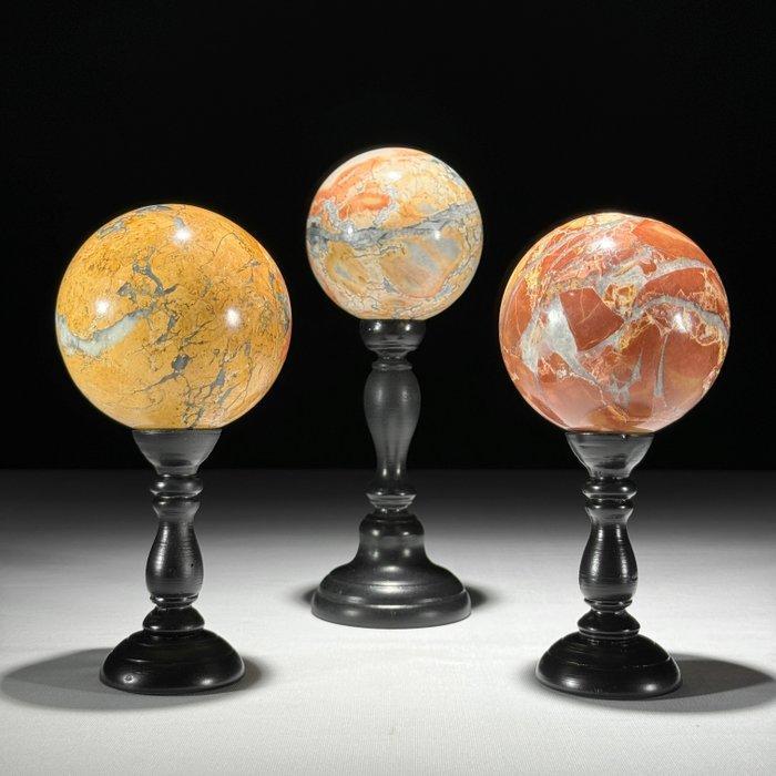 GEEN MINIMUMVERKOOPPRIJS - Prachtige set van 3 Maligano, Antiek en Kunst, Kunst | Designobjecten