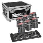 BeamZ BBP60 Uplight set met draadloze DMX en DMX controller, Verzenden, Nieuw