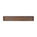 *WOONWINKEL* Hangend Tv-meubel Donker Hout 200 Cm, Verzenden, Nieuw