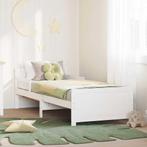 vidaXL Uitbreidbaar Bedframe voor Kinderen Wit 80 x 130 /, Verzenden, Nieuw, Wit, Hout