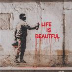 EMIR BERCUTTE - LIFE IS BEAUTIFUL 2 . - Toile L, Antiek en Kunst