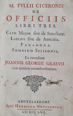 Marcus Tullius Cicero/Johann Georg Graevius - De Officiis, Antiek en Kunst