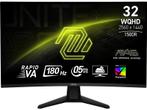 Msi - QHD Gaming Monitor - 31.5 inch, Computers en Software, Monitoren, Gaming, Msi, Verzenden, Curved