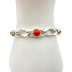 Zonder Minimumprijs - Armband Zilver - Rood koraal, Nieuw