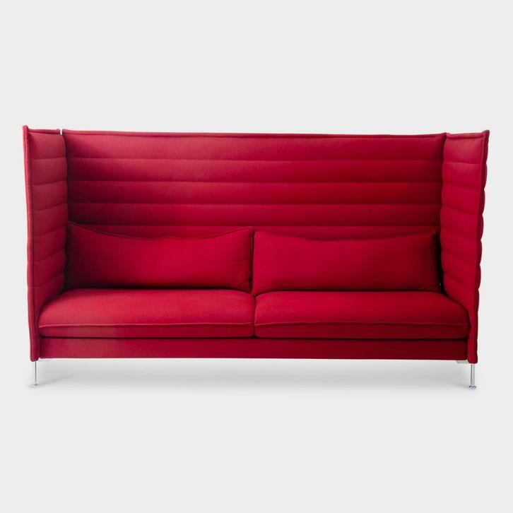 Vitra Alcove designbank - Rood, Huis en Inrichting, Banken | Bankstellen, Ophalen of Verzenden