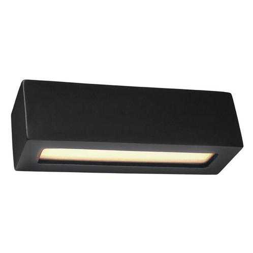 Moderne up down wandlamp Emmaly, zwart, keramiek, Huis en Inrichting, Lampen | Wandlampen, Nieuw, Glas, Ophalen of Verzenden