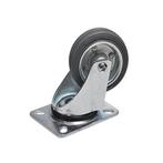 Benson Zwenkwielen - Massief rubber - Ø 100 mm - 70 kg dr.., Ophalen of Verzenden, Nieuw