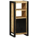 vidaXL Badkamer Wandkast 40x30x90 cm Massief Ruw Hout Mango, Verzenden, Nieuw, Minder dan 100 cm
