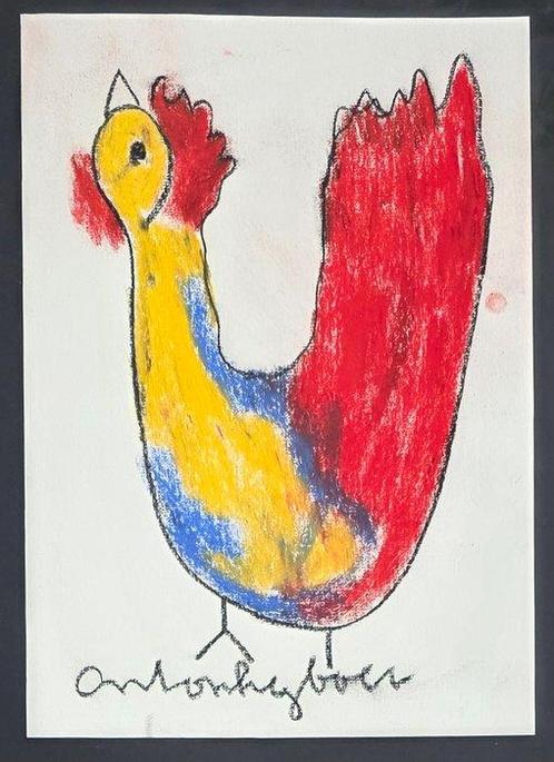 Anton Heyboer (1924-2005) - Kip, Antiek en Kunst, Kunst | Schilderijen | Modern