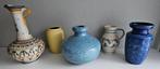 Vaas (5) - Aardewerk - 5 decoratieve vazen
