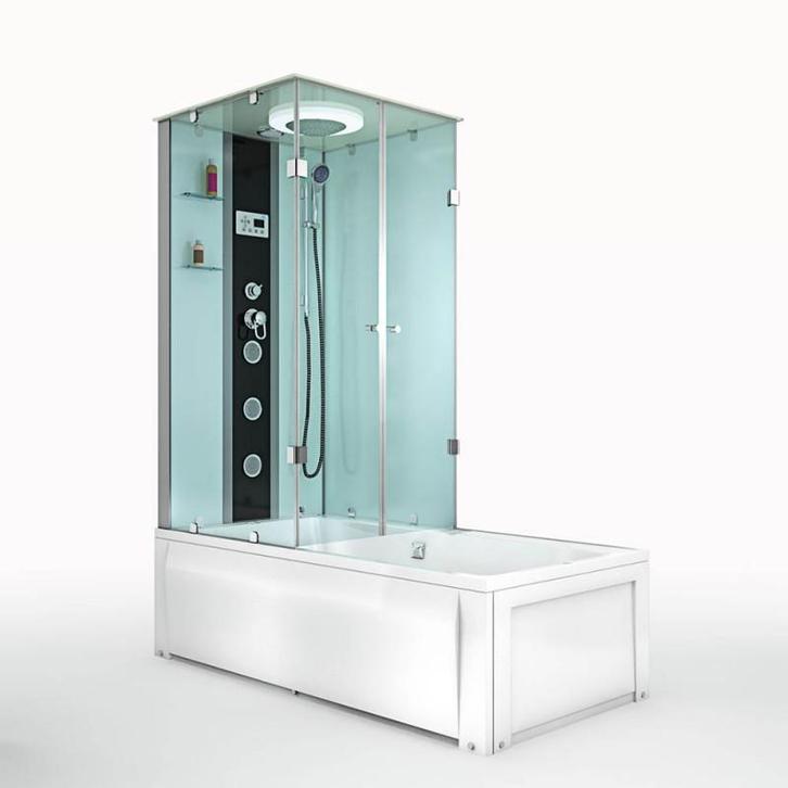 Douche- Bad Combinatie 180X90X222 Loena-R (Badkamer), Huis en Inrichting, Badkamer | Complete badkamers, Nieuw, Ophalen of Verzenden