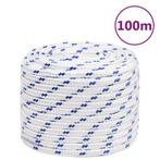 vidaXL Boot touw 16 mm 100 m polypropyleen wit, Verzenden, Nieuw