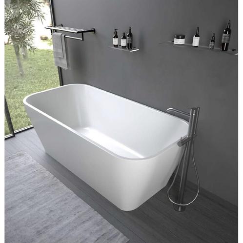 Ligbad Ideavit Delia Arcryl 170x80x60cm Wit Mat, Doe-het-zelf en Verbouw, Sanitair, Bad, Nieuw, Ophalen of Verzenden