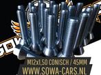 Wielbouten M12x1,50 Conisch 45mm ( M12 x 1,50 ), Ophalen of Verzenden