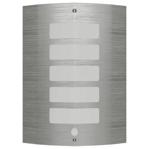 vidaXL Sierlijke RVS wandlamp met bewegingssensor, Tuin en Terras, Buitenverlichting, Nieuw, Verzenden