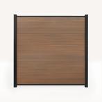 ACTIE - Premium Composiet Schutting Teak, Ophalen of Verzenden, Nieuw, Kunststof, 1 tot 2 meter
