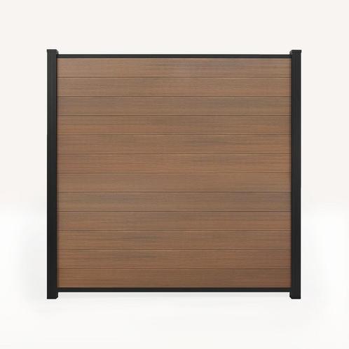 ACTIE - Premium Composiet Schutting Teak, Tuin en Terras, Schuttingen, 1 tot 2 meter, Nieuw, Kunststof, Ophalen of Verzenden