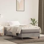 Pocketvering Matras 90x190 | Lichtgrijs | OP=OP! -35%, 90 cm, Eenpersoons, Nieuw, Matras